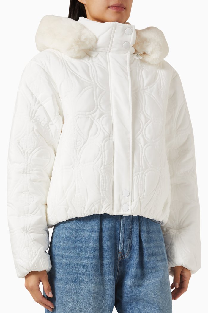 

Glamory Quilted Padded Jacket, White