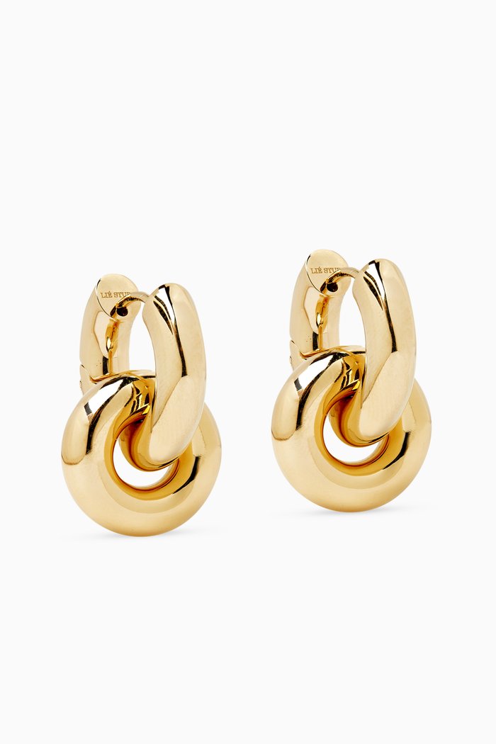 

The Esther Earrings in 18kt Gold-plated Brass, Yellow