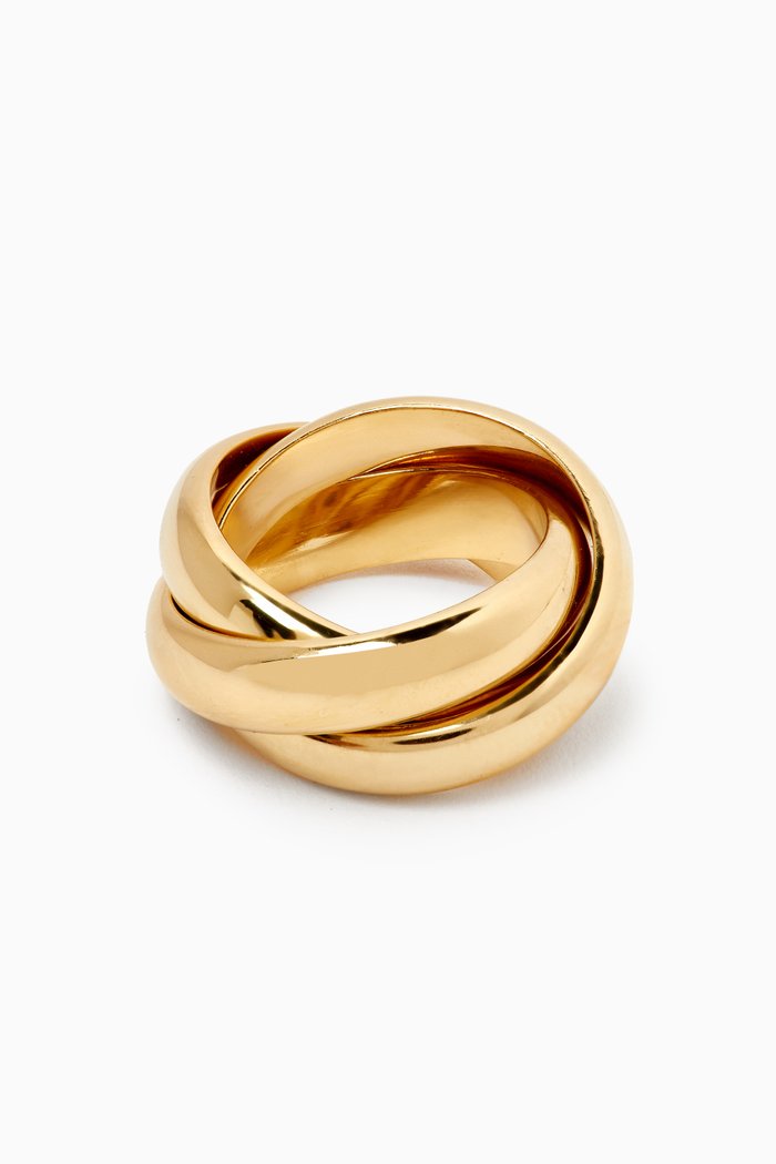 The Sofie Ring in 18kt Gold-plated Vermeil Sterling Silver, Yellow