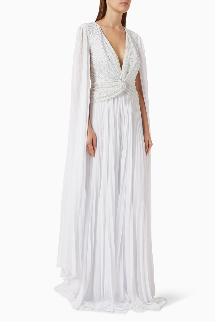 

Crystal-embellished Jumpsuit, Neutral