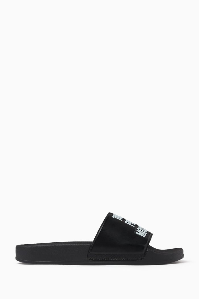 

Pool Slides in Rubber, Black