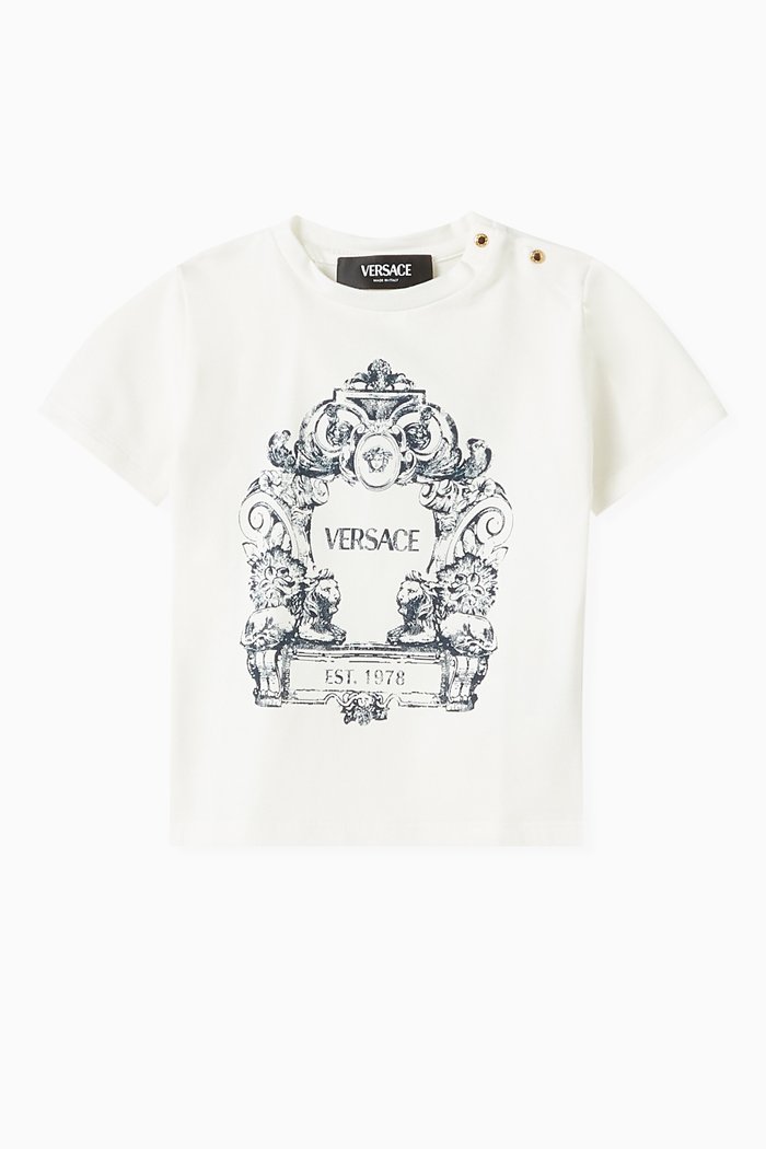 

Logo-print T-shirt in Cotton, White