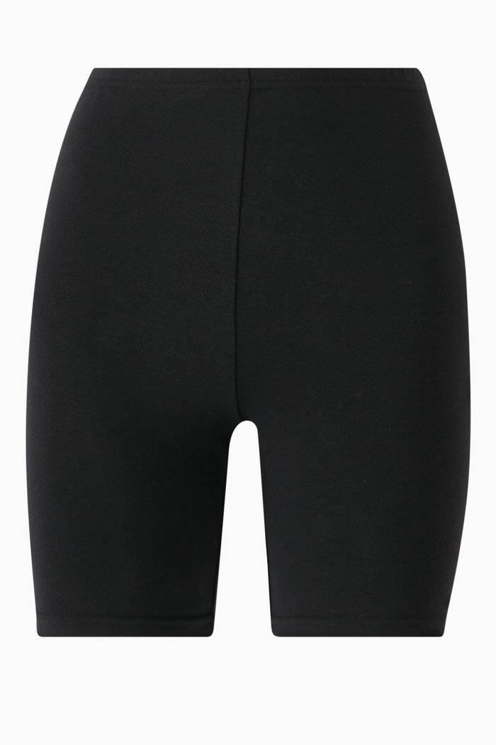 

Outdoor Biker Shorts in Cotton-blend, Black
