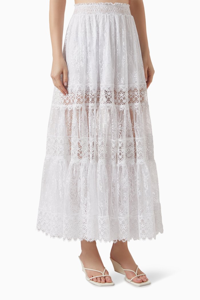 

Simet Maxi Skirt, White