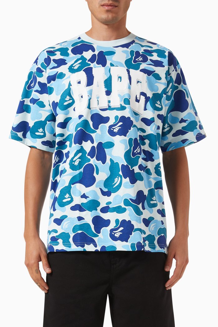 

Abc Camo Rebuild NYC Logo T-shirt in Cotton, Blue