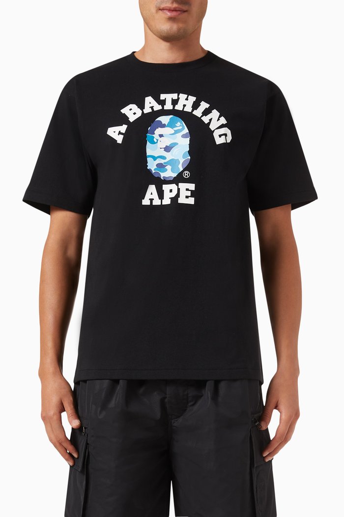 

ABC Camo T-shirt in Cotton-jersey, Black