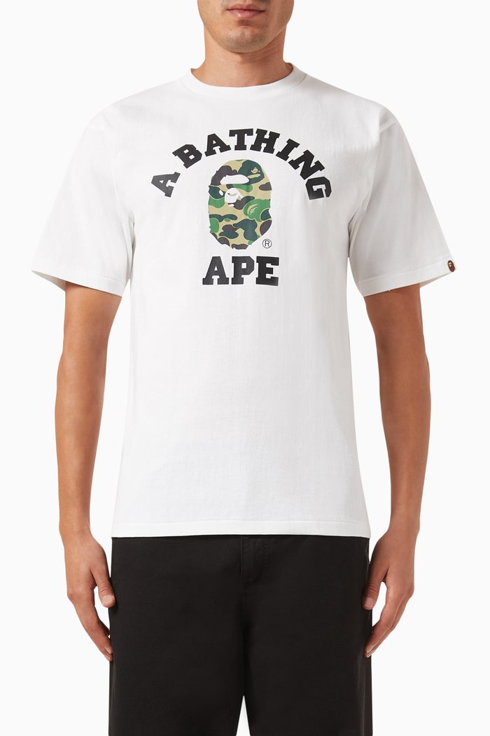 

ABC Camo T-shirt in Cotton-jersey, White