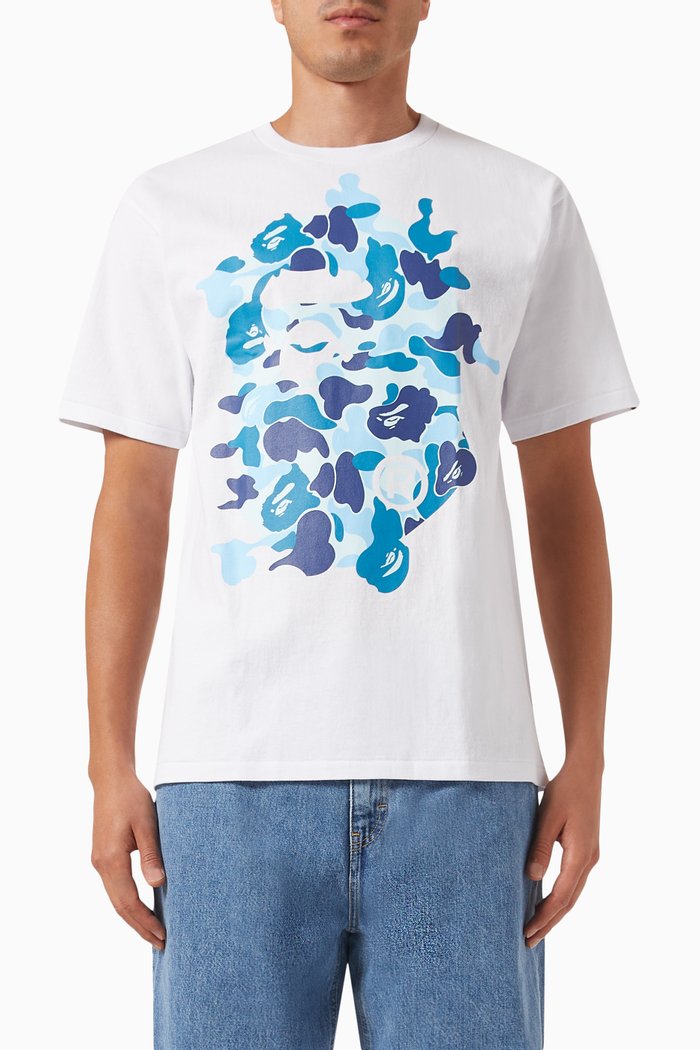 

ABC Camo Rebuild Big Ape Head T-shirt in Cotton-jersey, White