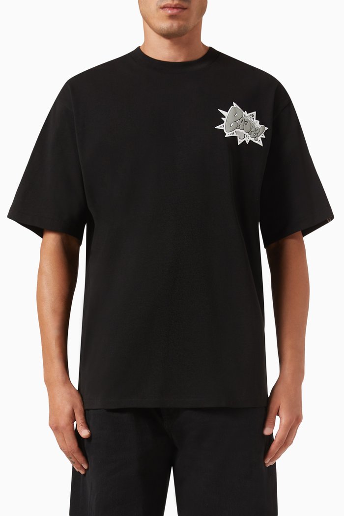 

Graffiti Bape Logo T-shirt in Cotton-jersey, Black