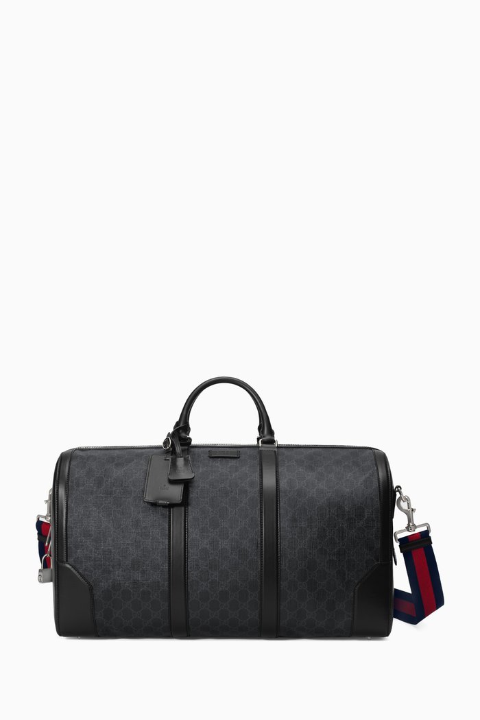 Carry On Duffle Bag in Soft GG Supreme, Black