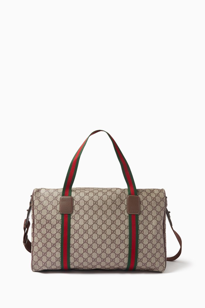 

Large Duffle Bag in GG Supreme Canvas, Neutral