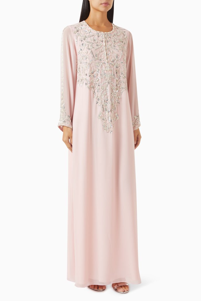 

Sequin-embellished Kaftan, Pink