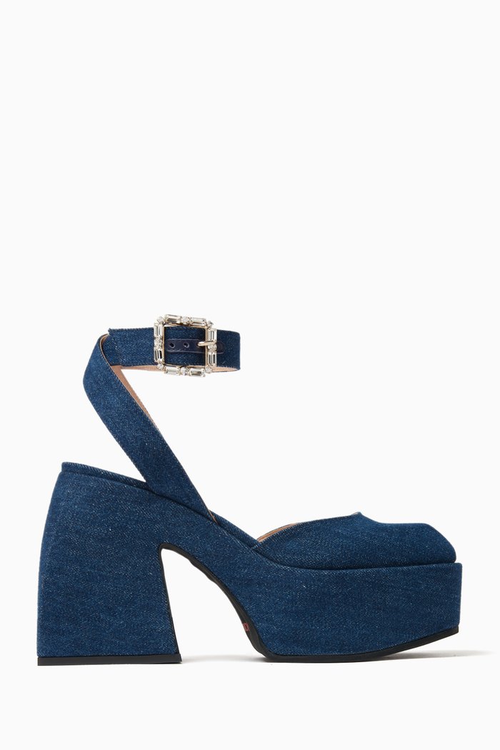 

Bulla Sofia 120 Pumps in Denim, Blue