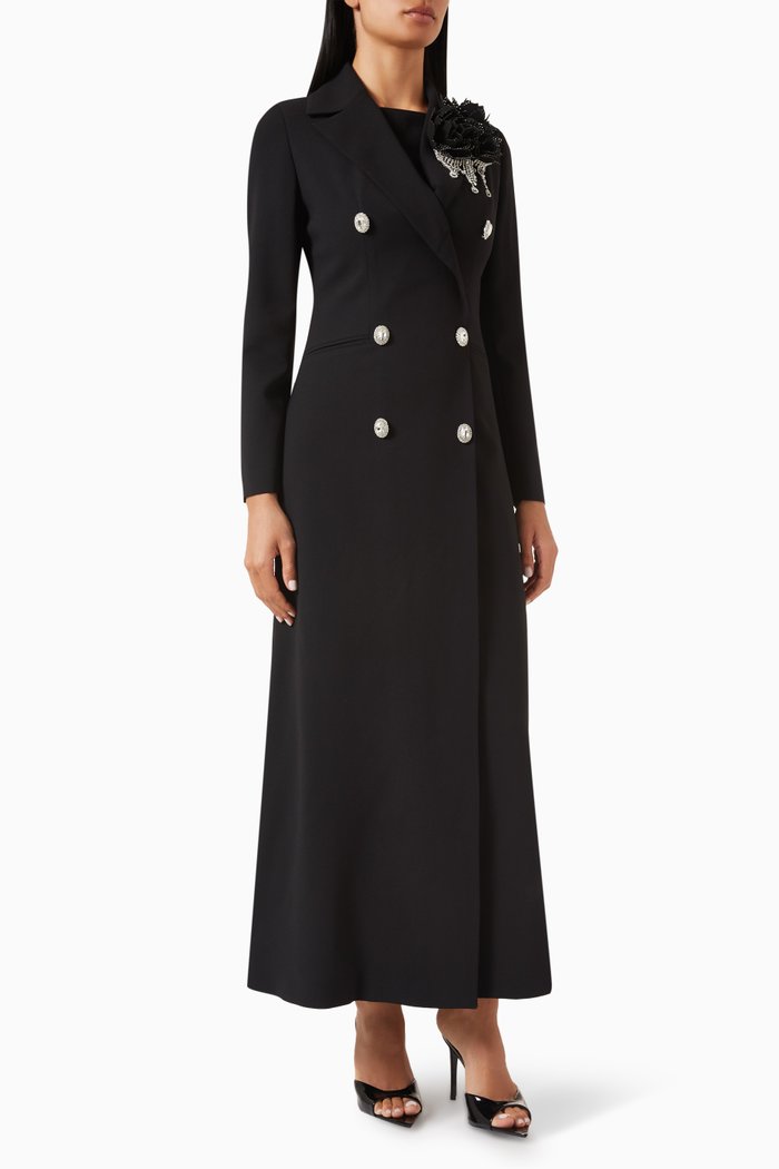 

Rose Stone Maxi Dress, Black