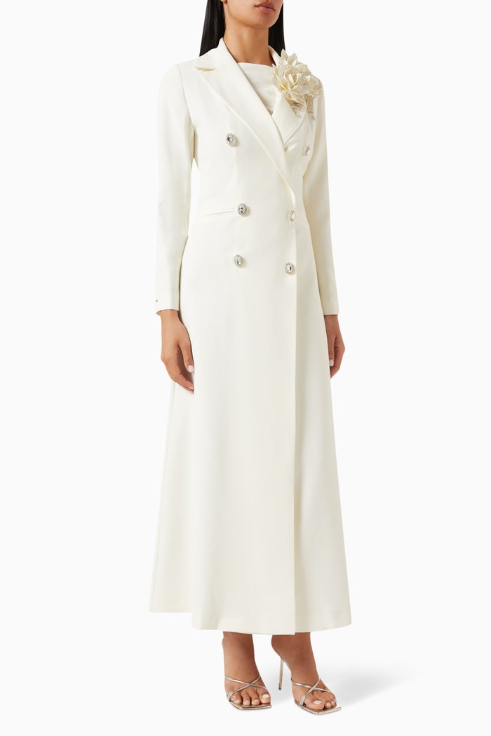

Rose Stone Maxi Blazer Dress, Neutral