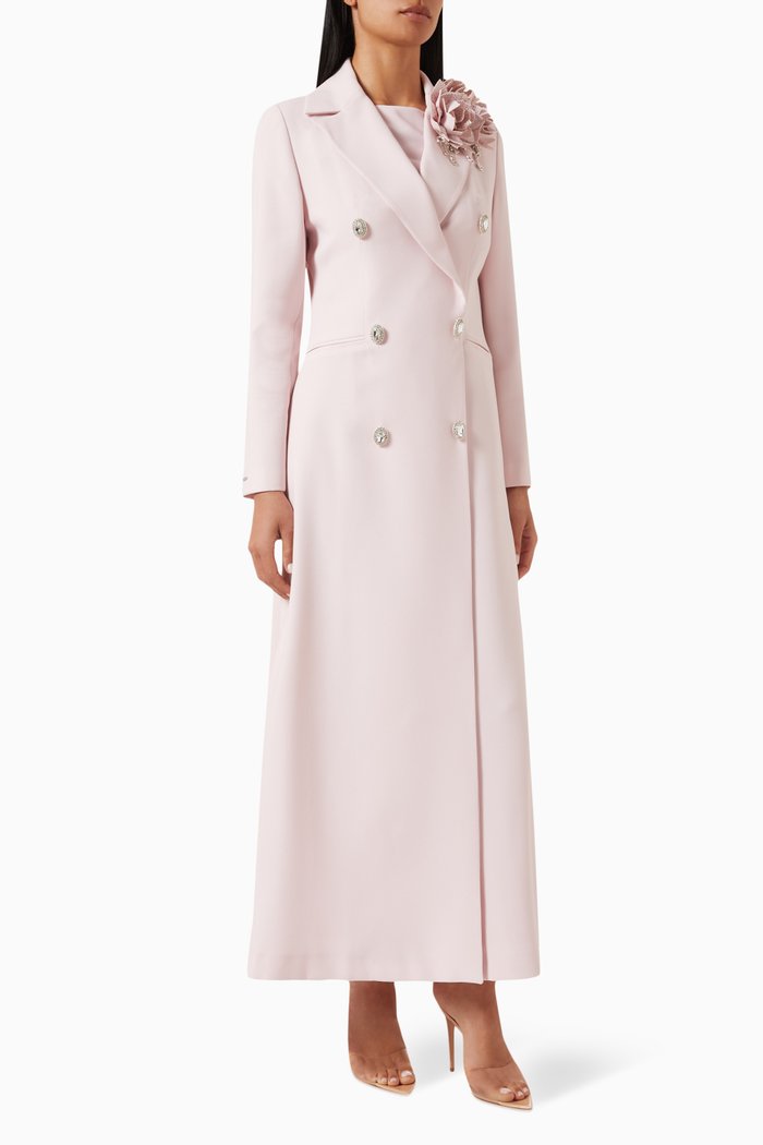 

Rose Stone Maxi Blazer Dress, Pink