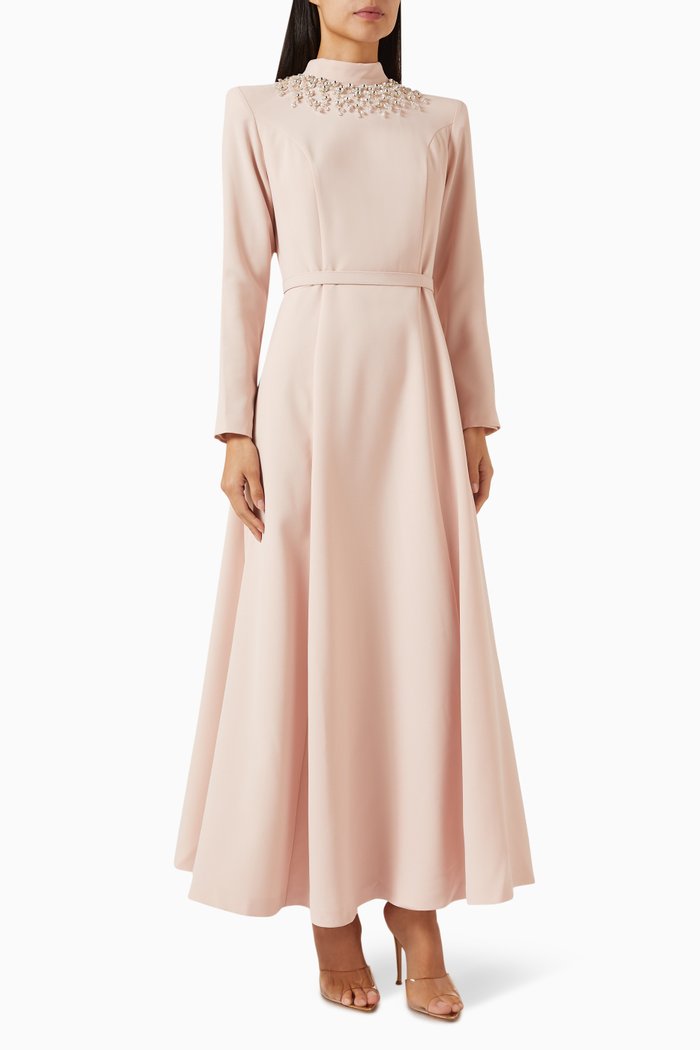 

Henryli Embellished Maxi Dress, Neutral