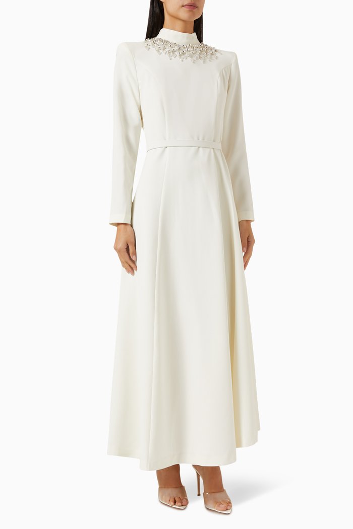 

Henryli Embellished Maxi Dress, Neutral