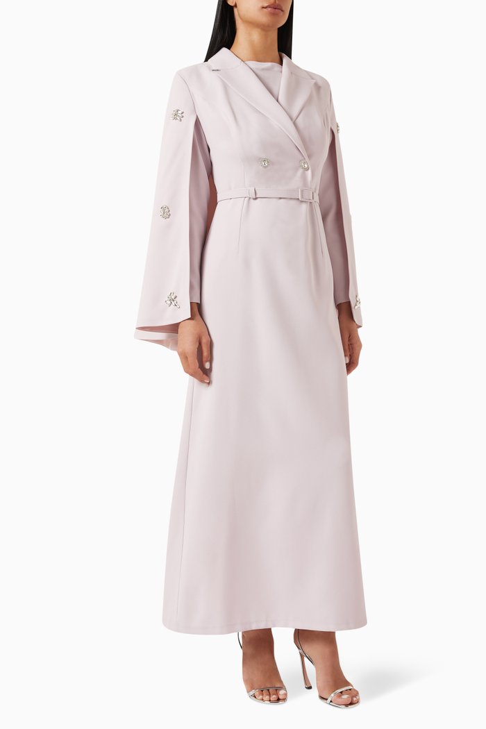 

Dehelia Cape Maxi Dress, Purple