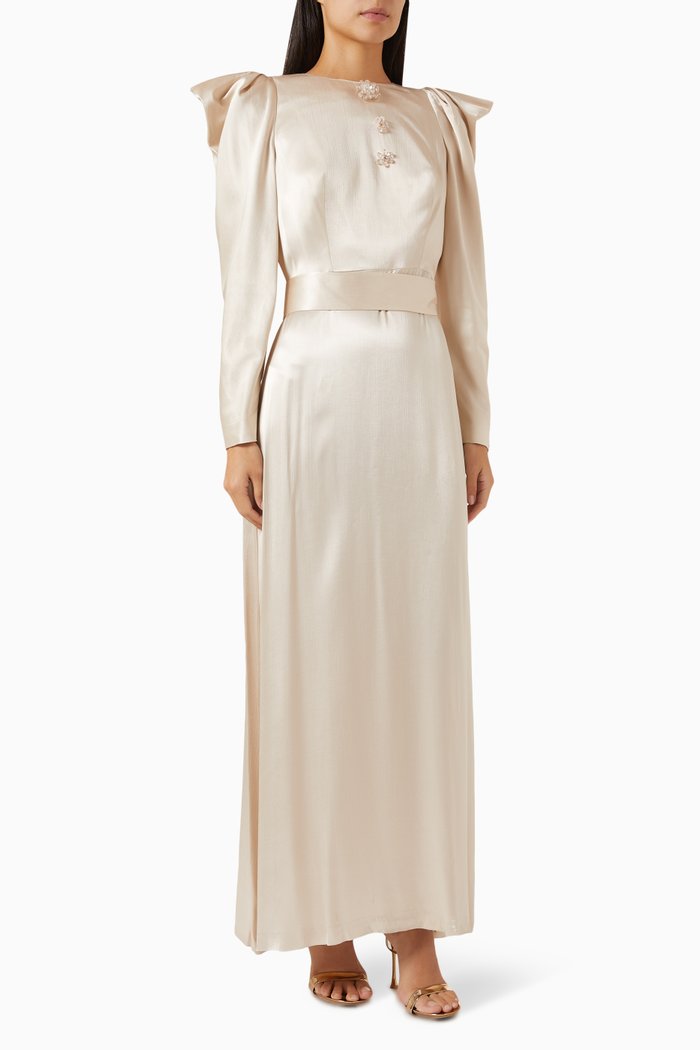 

Agatha Maxi Dress, Neutral