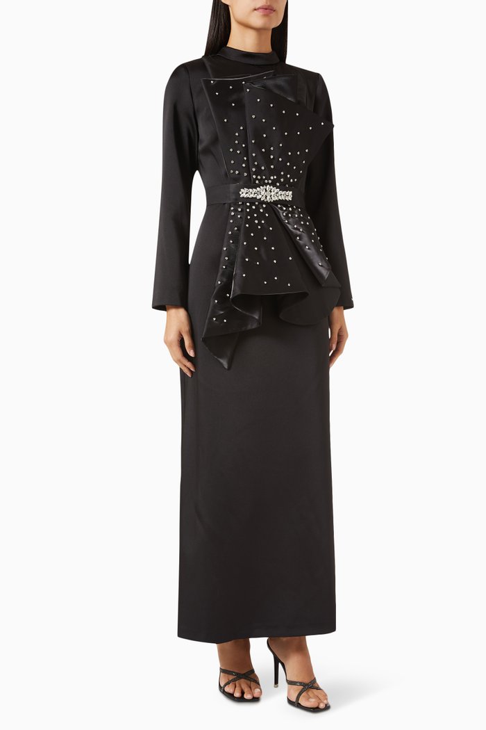 Sel Maxi Dress, Black