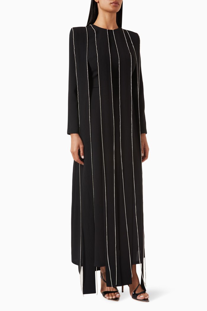 

Tease Belted Maxi Dress, Black