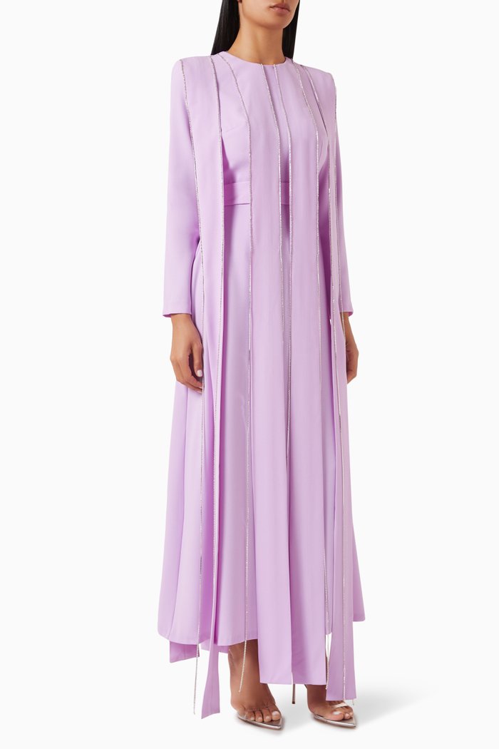

Tease Belted Maxi Dress, Purple
