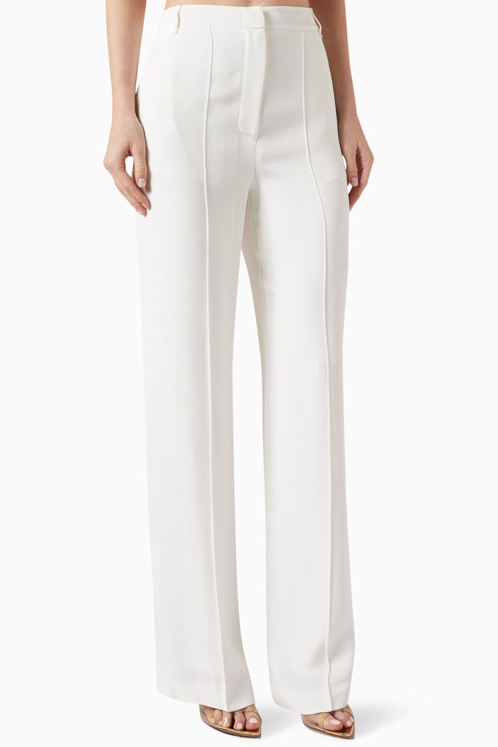 

Straight-fit Pants, White