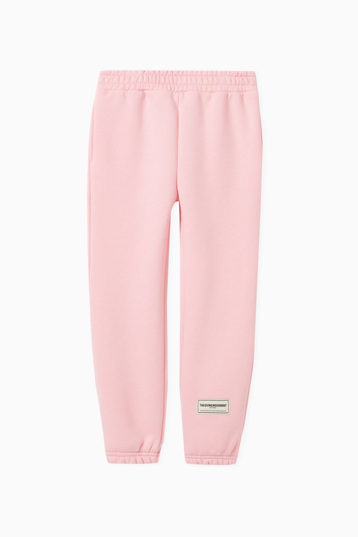 

Logo Sweatpants in Organic Cotton-blend, Pink