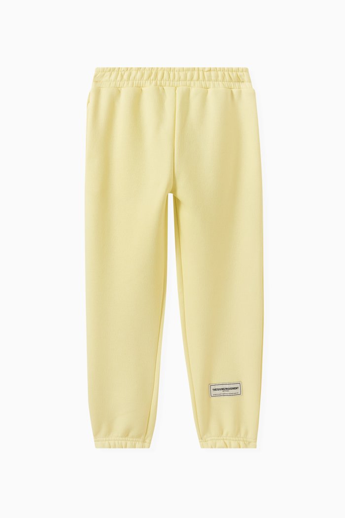

Logo Sweatpants in Organic Cotton-blend, Yellow