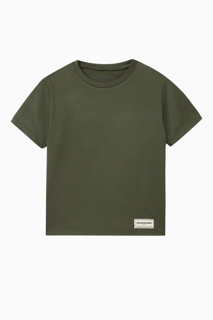 

Regular-fit Logo T-shirt in Recycled Softskin100©, Neutral