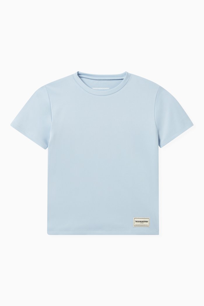 

Regular-fit Logo T-shirt in Recycled Softskin100©, Blue