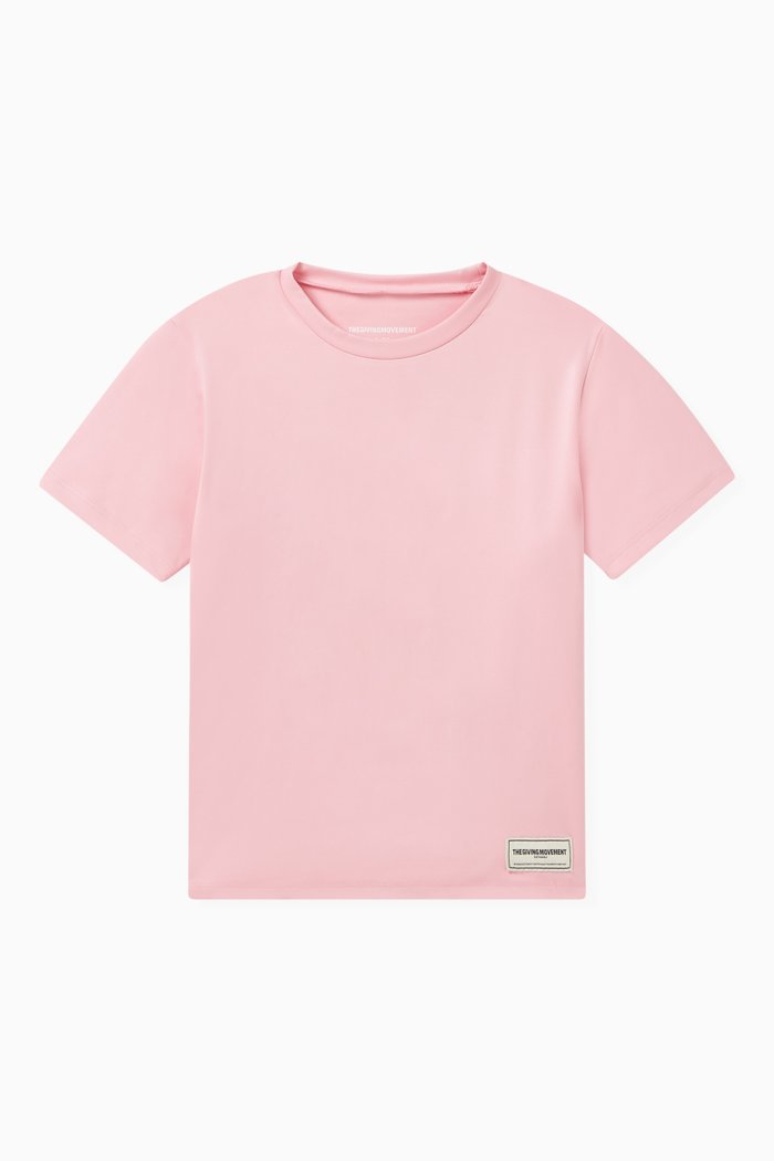 

Regular-fit Logo T-shirt in Recycled Softskin100©, Pink