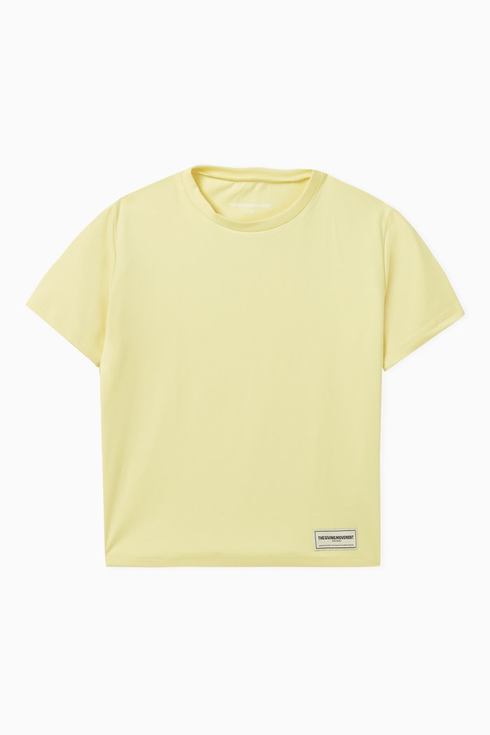 

Regular-fit Logo T-shirt in Recycled Softskin100©, Yellow
