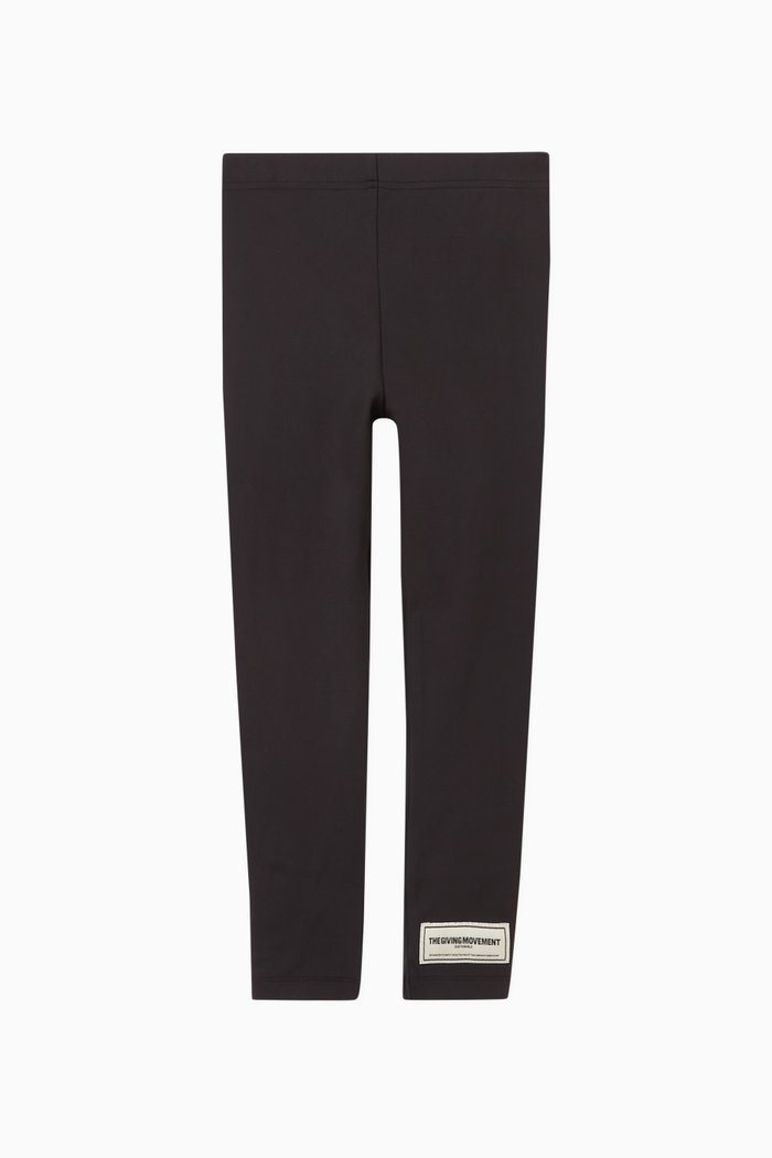 

Logo Leggings in Recycled Softskin100©, Black