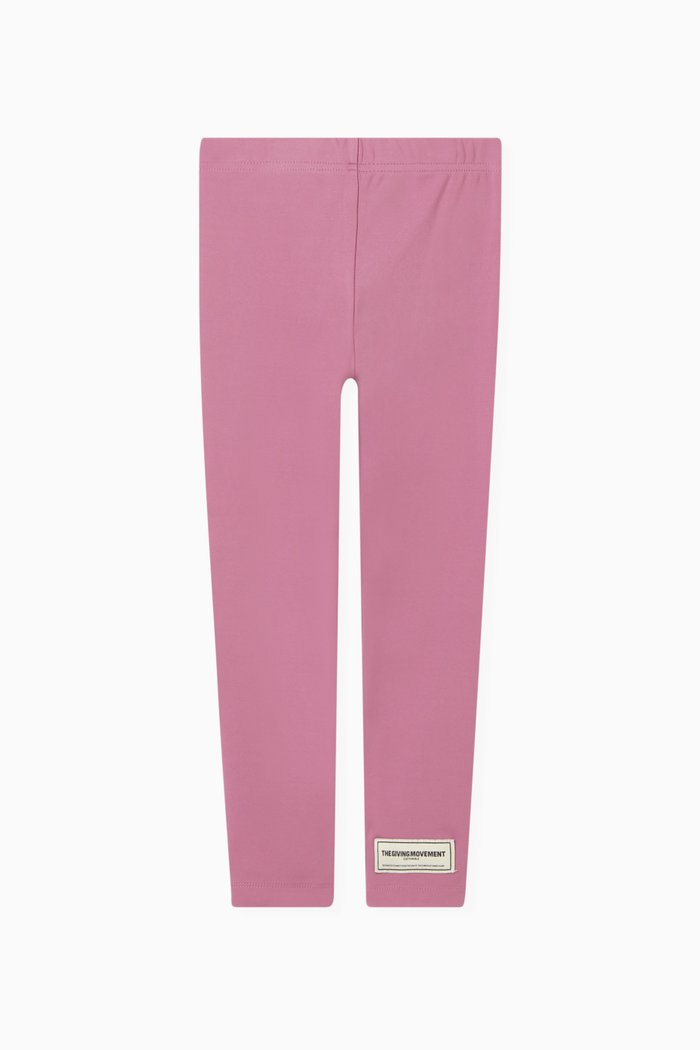 

Logo Leggings in Recycled Softskin100©, Purple