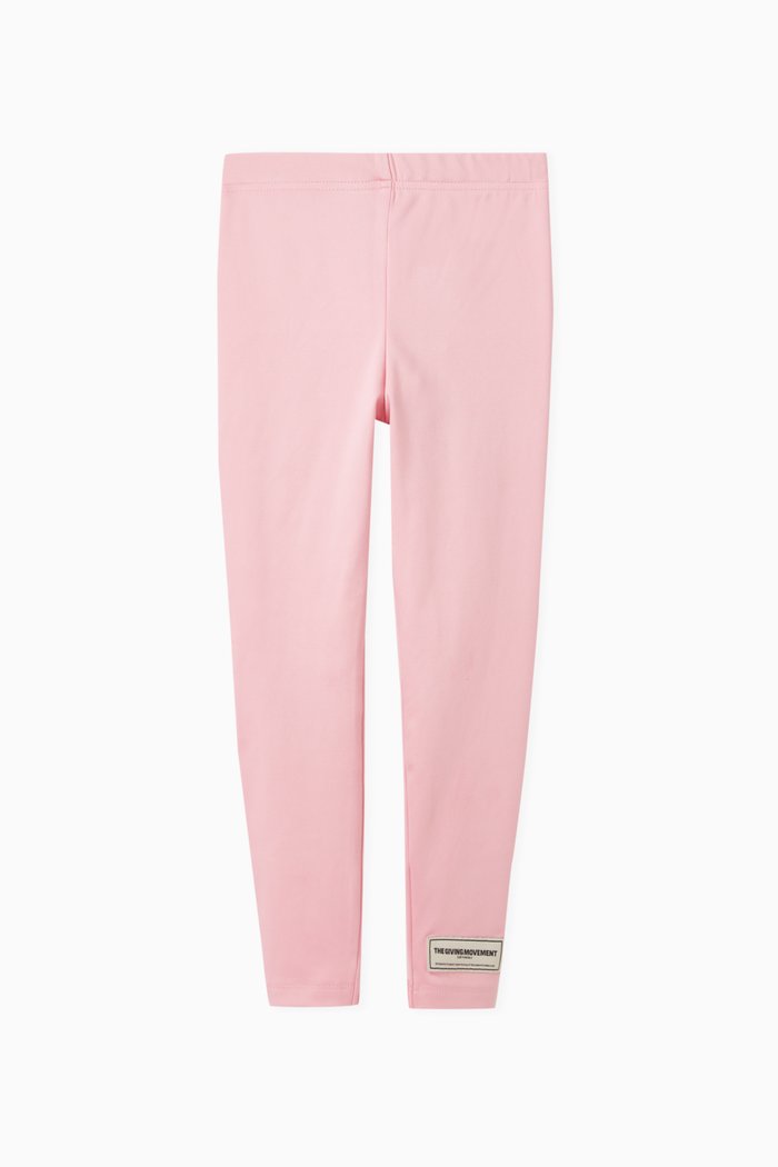 

Logo Leggings in Recycled Softskin100©, Pink
