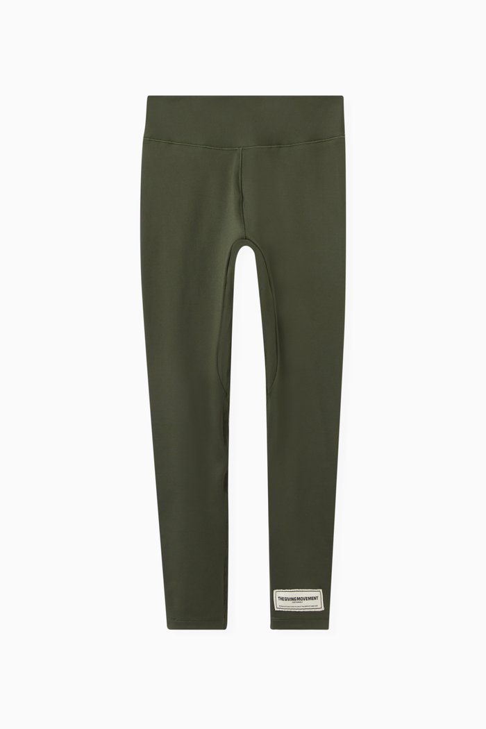 

Logo Leggings in Recycled Softskin100©, Neutral