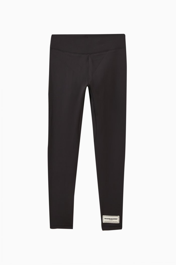 Logo Leggings in Recycled Softskin100©, Black