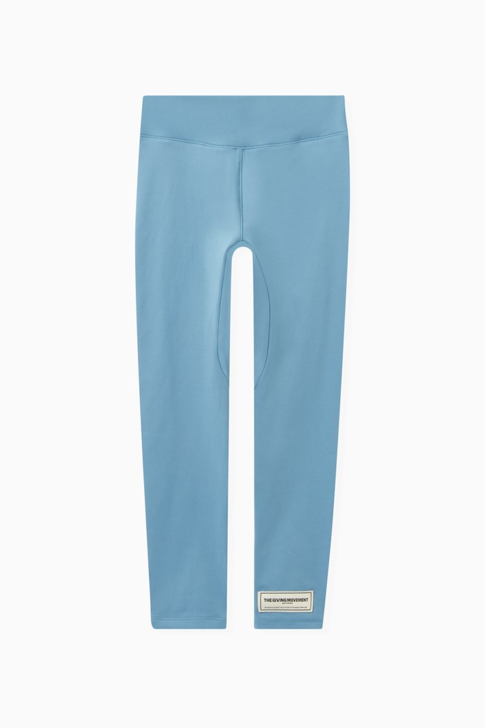 

Logo Leggings in Recycled Softskin100©, Blue