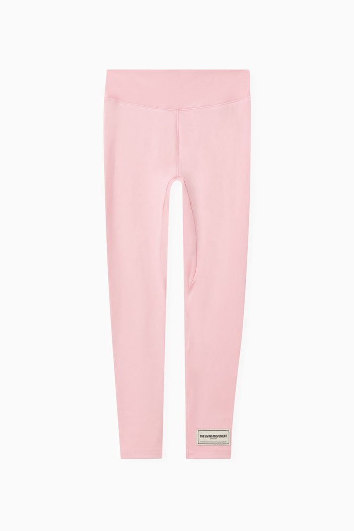 

Logo Leggings in Recycled Softskin100©, Pink
