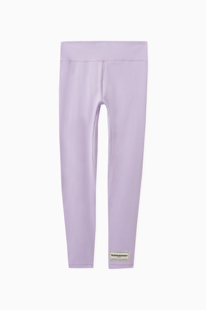 

Logo Leggings in Recycled Softskin100©, Purple