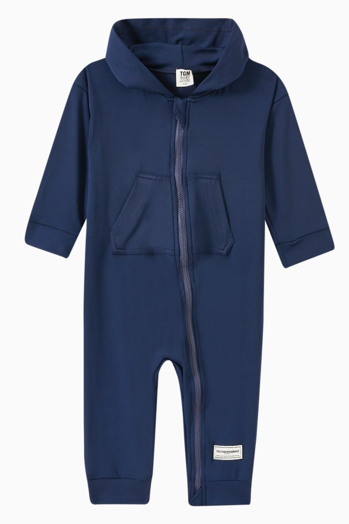 Baby Onsie in Recycled Softskin100©, Blue