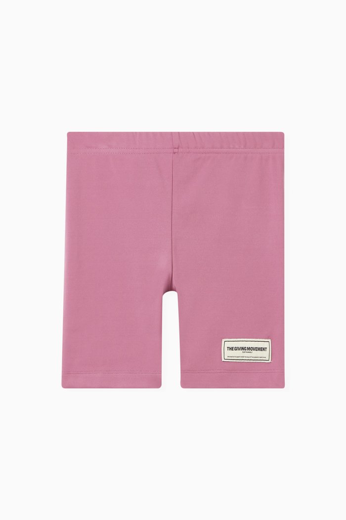 

Logo Biker Shorts in Recycled Softskin100©, Purple