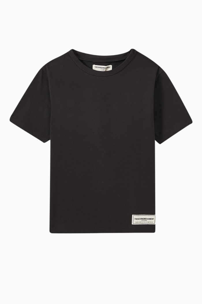 

Logo T-shirt in Recycled Softskin100©, Black
