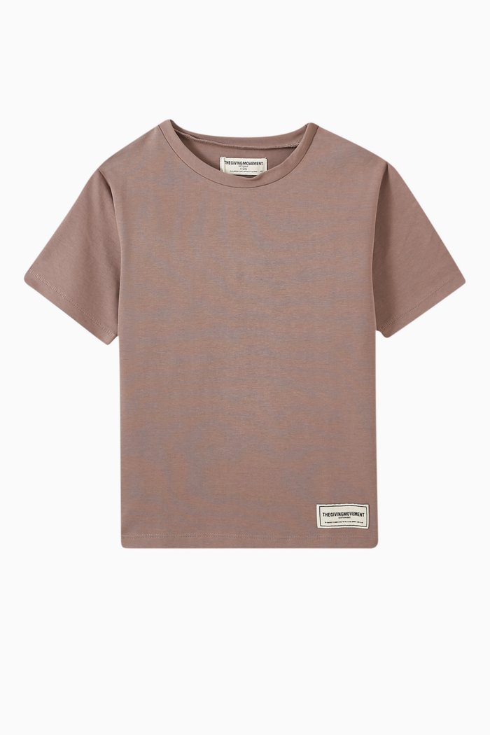 

Logo T-shirt in Recycled Softskin100©, Grey