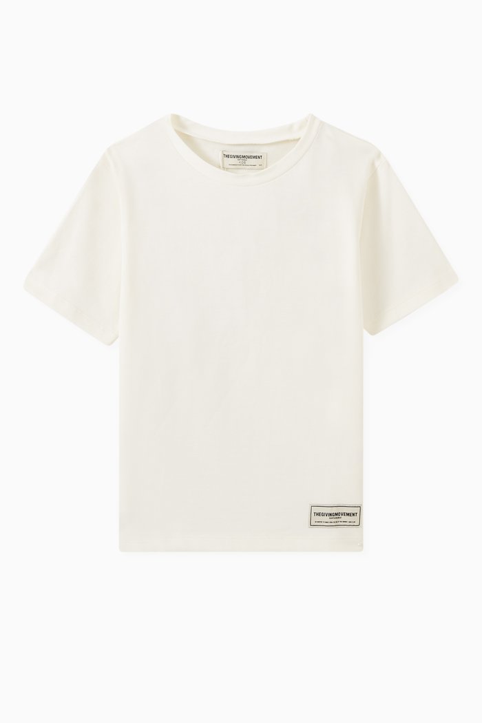 

Logo T-shirt in Recycled Softskin100©, Neutral