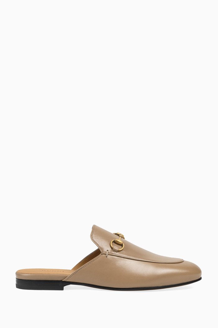 

Princetown Mules in Leather, Brown