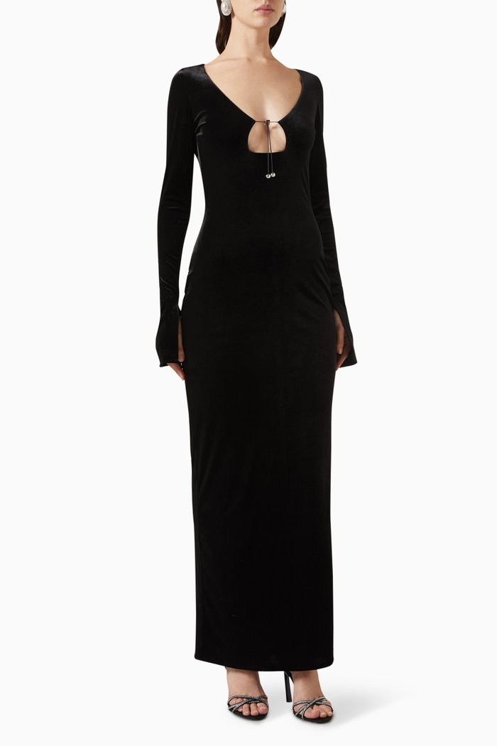 

Solaria Dress in Sequin, Black