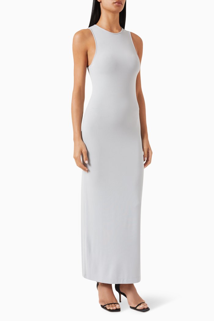 

Tank Maxi Dress in Viscose-jersey, Blue
